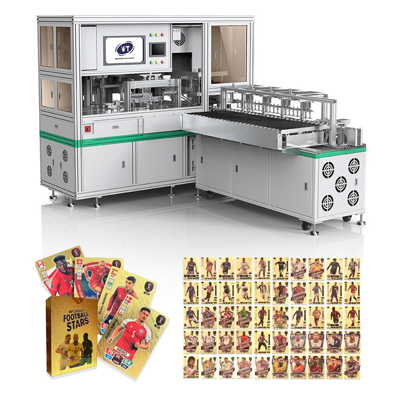 Fully Automatic Sports Star Collectible Cards Cutter Machine