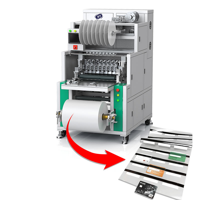 Pvc Magnetic Stripe Mounting Machine