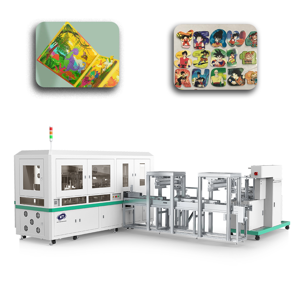 Jigsaw card punching machine