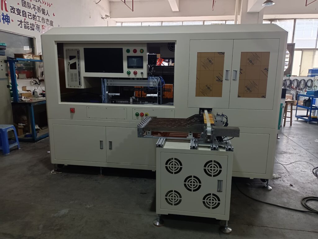 Real time shooting of industrial card punching machine