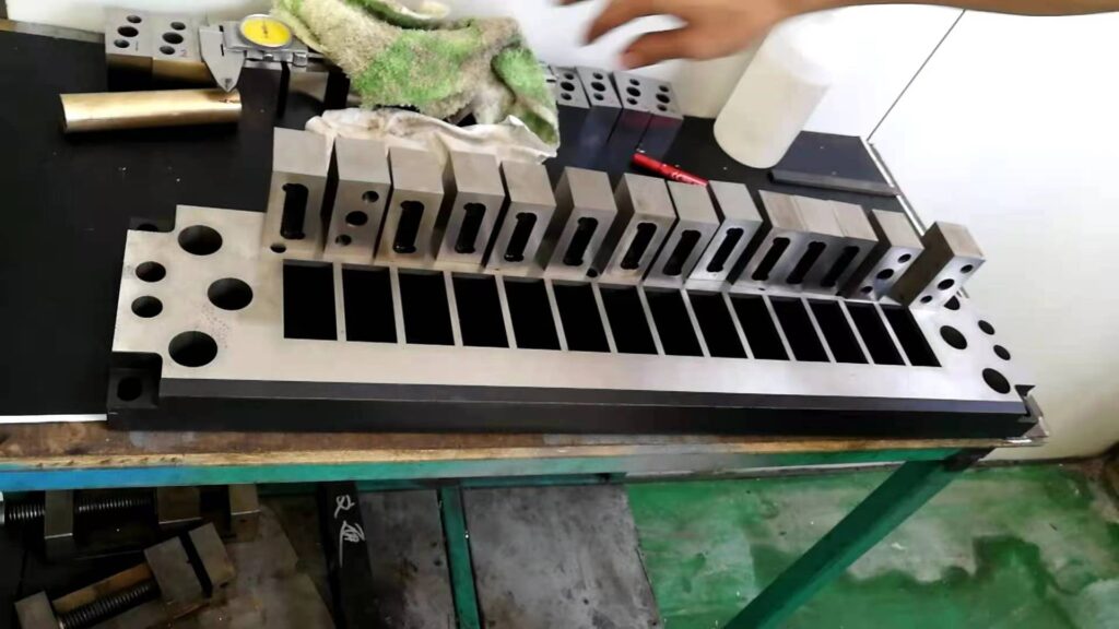 Actual photo of punching machine grinding tool