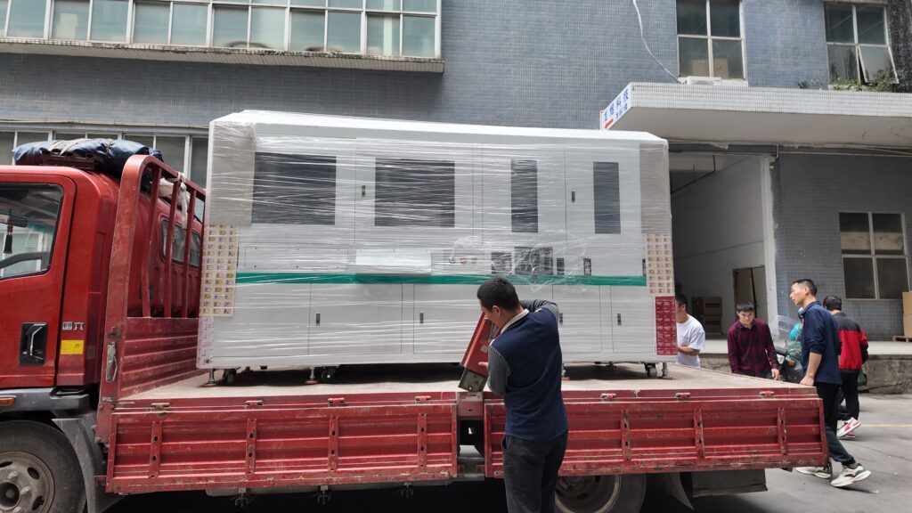 Customer shipment diagram of card punching machine
